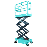 Plateforme élévatrice manuelle Everlift 300 kg 3 m, mini plateforme de travail, plateforme élévatrice portable pour l'entretien en hauteur, entrepôt, commerce de détail