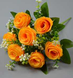 ช่อดอกไม้ประดิษฐ์เจ็ดหัวสำหรับทารกดอกไม้ช่อกุหลาบดอกไม้งานแต่งงา<span class=keywords><strong>น</strong></span>ของตกแต่งบ้า<span class=keywords><strong>น</strong></span>งา<span class=keywords><strong>น</strong></span>แต่งงา<span class=keywords><strong>น</strong></span> - Product Image 5