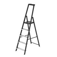150 kg Charge maximale 8 marches Escada De Aluminio Escaliers Escabeau en aluminium avec plateau à outils pour main courante