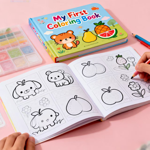 Livres de coloriage pour enfants personnalisés à couverture souple, avec des dessins d'<span class=keywords><strong>anime</strong></span> mignons, impression de livres de coloriage pour tout-petits - Product Image 6