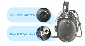 Auriculares RayTalk Especializados con Cancelación de Ruido para Walkie Talkie, Micrófono Flexible con Conector XLR de 5 Pines, Auriculares para Radio Bidireccional - Product Image 4