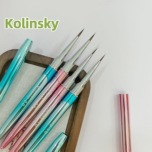 Pinceau à ongles Kolinsky, stylo aquarelle pour nail art, pinceau spécial pour la peinture florale sur ongles - Product Image 1