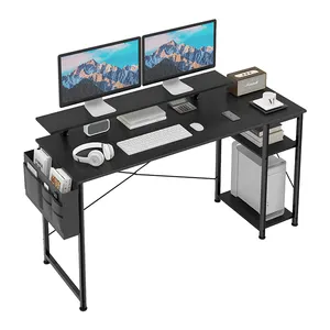 יצרן מקצועי מחשב שולחן משחק מחשב שחור גיימר שולחן עבודה עכשווי לילדים