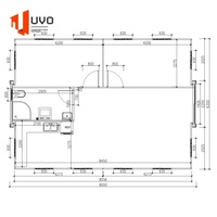 Maison de conteneur extensible de luxe de 30 pieds, maison préfabriquée, 3, 4, 5 chambres, maison de conteneur préfabriquée pliable