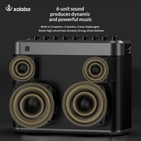 Système audio haute puissance XDOBO pour karaoké et diffusion en direct, avec 5.2 LED RGB, 200W, boîtier en plastique, étanche IPX5, tout-en-un