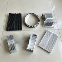 Conception de moule gratuite, dissipateur thermique en aluminium extrudé pour onduleur automobile, alliage 6061 haute résistance pour véhicules électriques