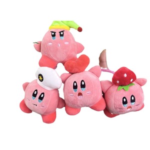 Dibujos animados para Kirby muñeco de peluche japonés tipo edredón oso con bordado lindo mochila colgante llavero bolsa encanto para parejas - Product Image 1