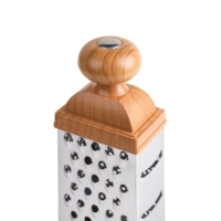 Râpe à boîte en acier inoxydable à 4 faces pour la cuisine domestique pour le fromage, le gingembre, les fruits et les légumes
