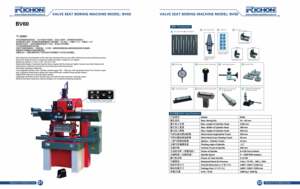 Machine de perçage et de réparation de soupapes de moteur certifiée CE BV60, haute précision - Product Image 5