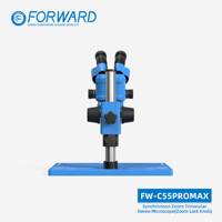 Microscope trinoculaire FORWARD FW-C55Promax 0.4 CTV pour la réparation de téléphones mobiles, outils et équipements de soudure électronique