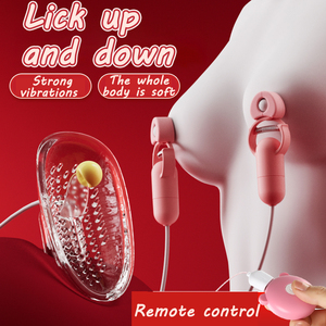Vrouwelijke Dubbele Tepelklem Voor Borstmassage Vibrerende Clitoris Stimulator Orgasme In Combinatie Met Flirtende Masturbators Seksspeeltjes - Product Image 2