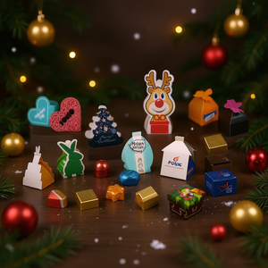 Ciok Sagome Set Regalo Natalizio, Collezione Mini Scatole di Cioccolatini Assortiti - Product Image 3