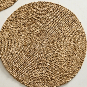 Mantel Individual de Junco Sólido Hecho a Mano a Medida, Tapete de Mesa de Comedor de Seagrass para Hotel, Cafetería, Restaurante, Banquete, Hogar - Eco2go Vietnam - Product Image 1