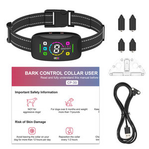 Kerah pelatihan anjing cerdas, kerah pelatihan anjing cerdas dengan desain nirkabel 8 tingkat penyesuaian 4 mode koreksi - Product Image 2