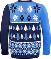 Nouveau Pull Tricoté Personnalisé Moins Cher, Style 'Ugly Sweater', Thème Football Noël Detroit, Cadeau pour la Famille