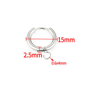 <span class=keywords><strong>Tide</strong></span> Point Jewelry Factory, pendientes de concha chapados en oro de acero inoxidable, anillo de soldadura, accesorios de joyería, colgante de moda DIY - Product Image 5