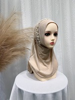 2024 été nouveau pull perlé transfrontalier foulard châle élastique couleur unie ethnique pull chapeau Spot en gros