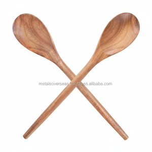 Cuillère de cuisine en bois naturel fabriquée à la main Capacité de 15ml pour usage en cuisine et artisanat quotidien en bois comprenant des boîtes en bois Panneaux muraux - Product Image 1