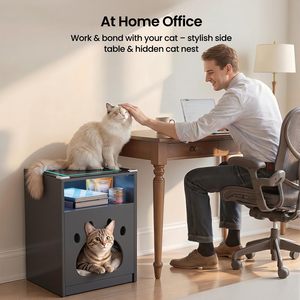 Mesa de Noche Multifuncional SENYU, Mesa Auxiliar Inteligente con Muebles Inteligentes para el Hogar, Mesa de Noche para Mascotas - Product Image 5
