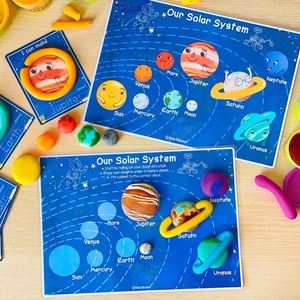 New Design Planets Solar System Theme Safety <b>Clay</b> Tool <b>Set</b> Boys Girls Toddlers Color Dough <b>Sets</b> for Kids Ages 5-7 - Product Image 5