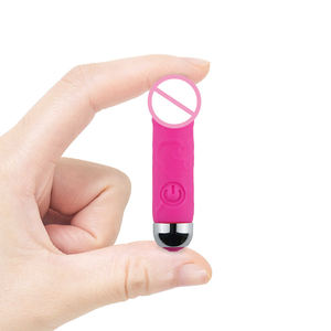 Vagina-Klitoris-Stimulator Weibliches Sexspielzeug Silikon G-Punkt Realistischer Vibrator <span class=keywords><strong>Mini</strong></span>-Vibrator Dildo für Frauen Mädchen - Product Image 4