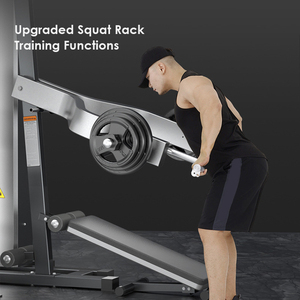 ZHOYA Sport Commercial Gym Multi-Functional Power Rack Bancs réglables Squat Lat Pulldown Cable Cable Crossover - Tout <span class=keywords><strong>en</strong></span> acier - Product Image 3