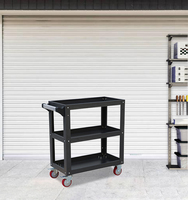 Chariot d'atelier pour mécanicien, ensemble de chariots à outils, armoire à outils avec étagère à 3 niveaux