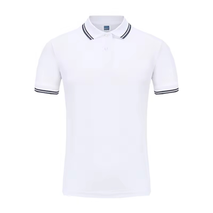 Chemises pour hommes personnalisées de haute qualité, t-shirts tendance unis, chemises de golf formelles confortables pour hommes, 100% coton, séchage rapide, vierges - Product Image 1