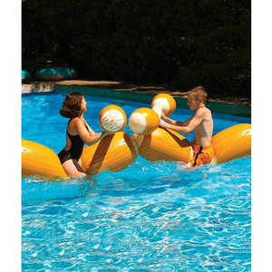 Venta caliente inflable Log Joust Set para piscina de agua flotador juego Ralf colchón de agua con 4 piezas - Product Image 3