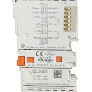 EL2004 EL4008 EL3314 KL3052 KL5111 KL4414 وحدة PLC وحدة طرفية أصلية للمدخلات والمخرجات الرقمية