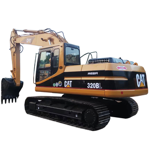 Excavatrice CAT 320B d'occasion à vendre avec moteur, pompe, boîte de vitesses et moteur électrique - 19800 kg, 6001-8000 heures, inspection vidéo fournie - Product Image 1