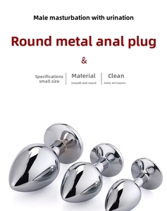 Plug <span class=keywords><strong>Anale</strong></span> Impermeabile in Acciaio Inossidabile, Giocattoli Sessuali in Metallo per Donne e Coppie - S/M/L, Multicolore con Diamanti, Gioco per Adulti - Product Image 3