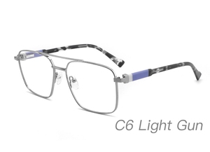 Người đàn ông sang trọng của quang học kim loại Kính mắt Frames bán buôn Kính High End kính khung Marcos de gafas opticas, biểu tượng tùy chỉnh - Product Image 6