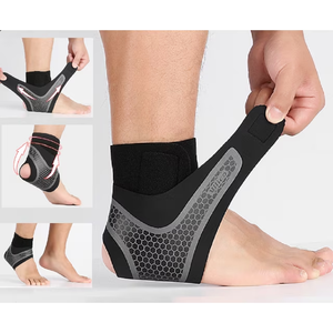 Supporto <span class=keywords><strong>per</strong></span> Caviglia Ultrasottile Regolabile con Elastico Traspirante <span class=keywords><strong>per</strong></span> Distorsioni del Piede e Fascite Plantare, Ideale <span class=keywords><strong>per</strong></span> Corsa e Basket - Product Image 2