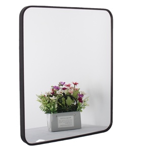 Marco <span class=keywords><strong>de</strong></span> Espejo <span class=keywords><strong>de</strong></span> <span class=keywords><strong>Aluminio</strong></span> Anodizado Negro Serie 6000, Marco Rectangular Extra Grande con Esquinas Redondeadas, Corte CNC Personalizado para Decoración <span class=keywords><strong>de</strong></span> Pared - Product Image 3