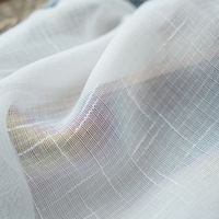 Voilage rayé 100 % polyester, occultation 20%-40%, style moderne, à œillets, utilisation toutes saisons, personnalisable, avec fixation par crochets