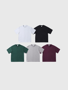 MT2632 Vente en gros fabricant T-shirts personnalisés épais 320 g/m² pour hommes en coton bambou - Product Image 6