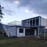 Maison capsule en acier moderne Luxluxury à 2 étages avec conception modulaire pour l'utilisation des toilettes