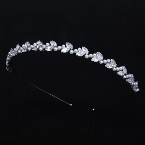 ปาร์ตี้ Sparkle Hairband Zircon แฟชั่นสาว Headpieces <span class=keywords><strong>YiWu</strong></span> ผมอุปกรณ์เสริมขายส่งตาข่ายเจ้าสาว Headwear ผม Band - Product Image 4