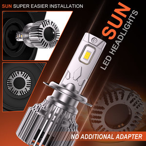 Geslla Sun 160w <span class=keywords><strong>Ampoule</strong></span> de phare à LED <span class=keywords><strong>H7</strong></span> haute puissance H4 H11 9005 9006 Phares de voiture à LED Luces Led Para Autos Phares à LED - Product Image 5