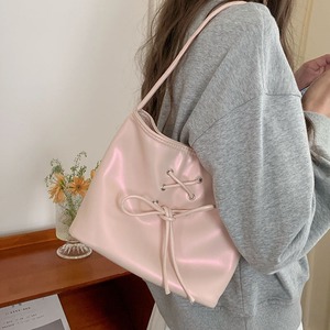 Bolso de hombro coreano para mujer, color rosa, con cierre magnético y bolsillo con cremallera, para uso diario, primavera 2024, D8825 - Product Image 1