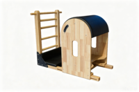 Baril d'équipement de Pilates en bois de chêne MJD, équipement de Pilates de haute qualité, adapté aux exercices de Pilates et de yoga.