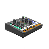 Carte son audio M8 pour studio, karaoké, DSP intelligent, réduction du bruit pour diffusion en direct sur TikTok et YouTube