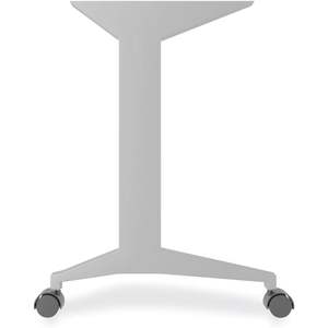 Alera HSD6030CM Luxury Steel Desk with Double Pedestal 60 X 30 X 29.5 Mahogany/Charcoal Legs for <b>Office</b> Study Modern Design - Product Image 6