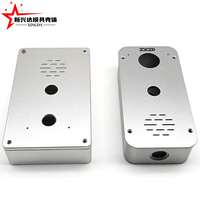 Boîtier en aluminium usiné CNC de précision pour lecteur de contrôle d'accès extérieur, interphone vidéo et station de porte, boîtier de matériel