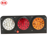 Livraison rapide camion lourd LED remorque feu arrière combinaison feu arrière pour camion remorque avec cadre