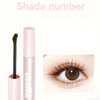 Nouveauté NOVO Mascara Allongeant et Bouclant Ultra-Léger Mascara Plume-Soft pour Rehausser les Cils Mascara Volumisant et Allongeant Aérien