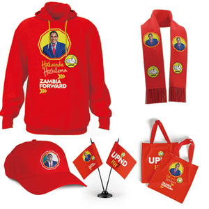 Polyester Maßgeschneidertes Rot Blau Schwarz Grün Afrika Sambia Übergroßes Polyester-Wahl-<span class=keywords><strong>T</strong></span>-<span class=keywords><strong>Shirt</strong></span> für Präsident Hakainde Hichilema - Product Image 3