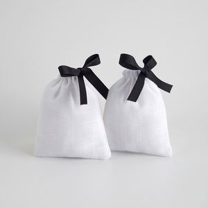 Factory Direct Supply Cotton Flannel Jewelry Storage <b>Bag</b> with Drawstring Closure Modern Wind Various Sizes - Product Image 2