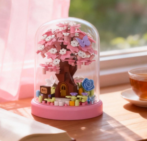 Bloques <span class=keywords><strong>de</strong></span> Construcción Casa en el Árbol Cuatro Estaciones |   Mini Paisaje Kawaii con Cúpula <span class=keywords><strong>de</strong></span> Cristal |   Set <span class=keywords><strong>de</strong></span> Modelismo y Juguetes DIY |   Decoración del Hogar y Regalos - Product Image 2